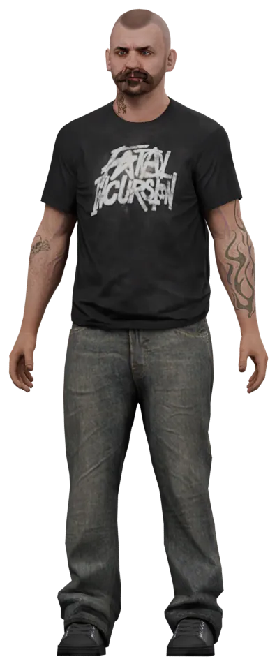 Transparent PNG of the GTA V ped ig_chef_03