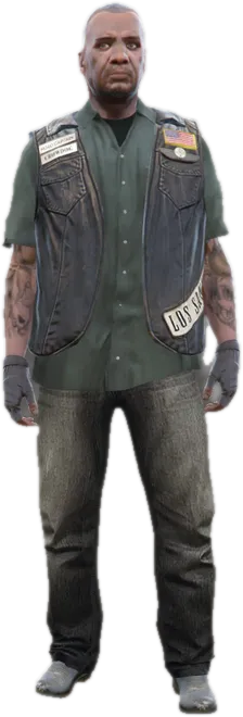 Transparent PNG of the GTA V ped ig_clay
