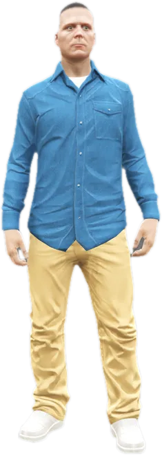 Transparent PNG of the GTA V ped ig_djblamryans