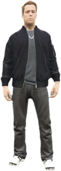Transparent PNG of the GTA V ped ig_djsoljakob