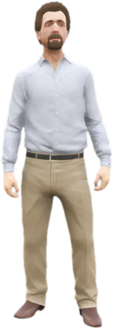 Transparent PNG of the GTA V ped ig_drfriedlander