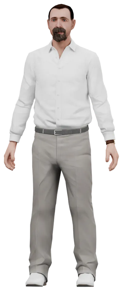 Transparent PNG of the GTA V ped ig_drfriedlander_02
