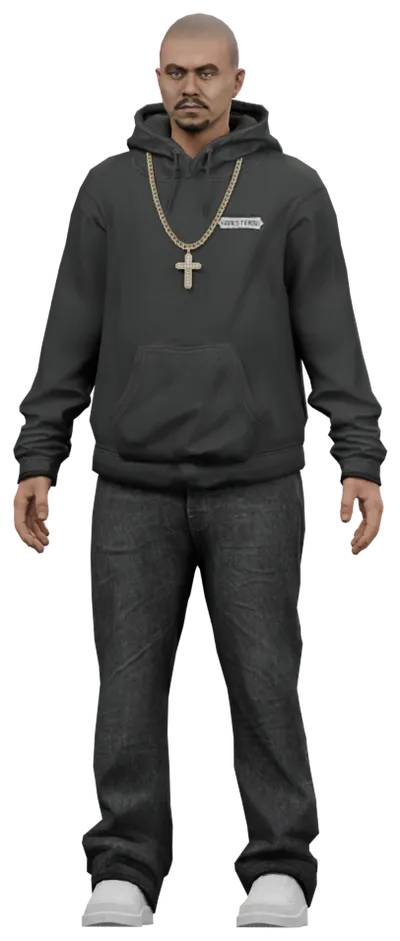 Transparent PNG of the GTA V ped ig_drugdealer