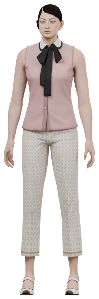 Transparent PNG of the GTA V ped ig_georginacheng