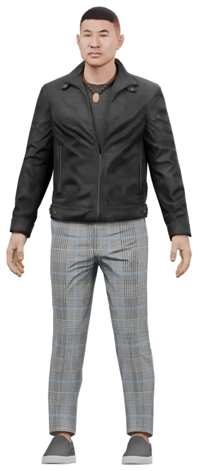 Transparent PNG of the GTA V ped ig_huang