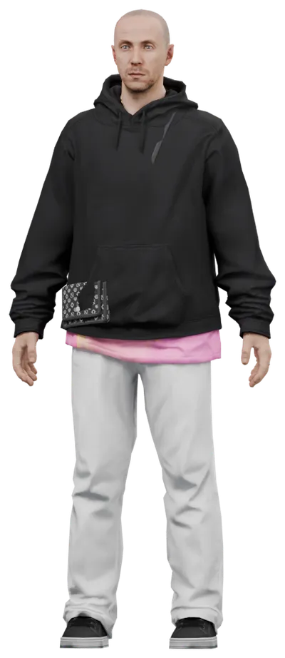 Transparent PNG of the GTA V ped ig_isldj_02