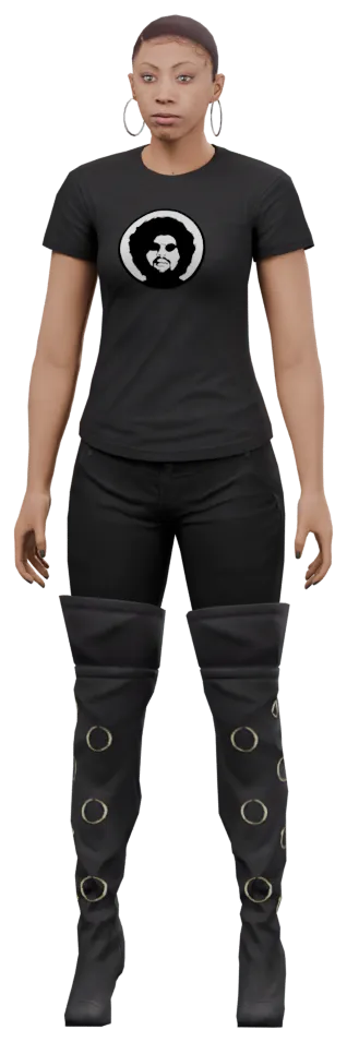 Transparent PNG of the GTA V ped ig_isldj_04_d_01