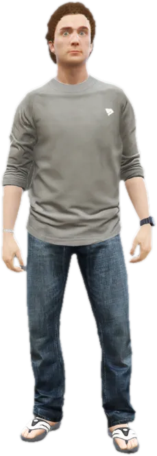 Transparent PNG of the GTA V ped ig_jay_norris