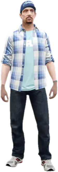 Transparent PNG of the GTA V ped ig_jimmyboston