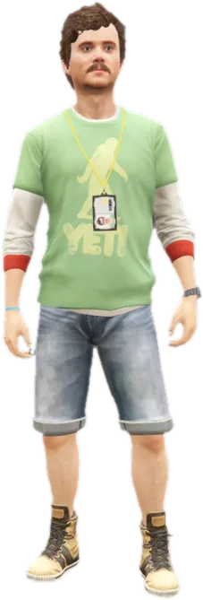 Transparent PNG of the GTA V ped ig_lifeinvad_01