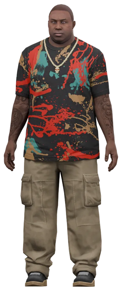 Transparent PNG of the GTA V ped ig_lildee