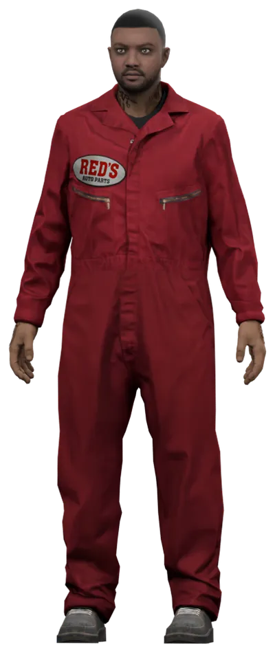 Transparent PNG of the GTA V ped ig_mechanic_01