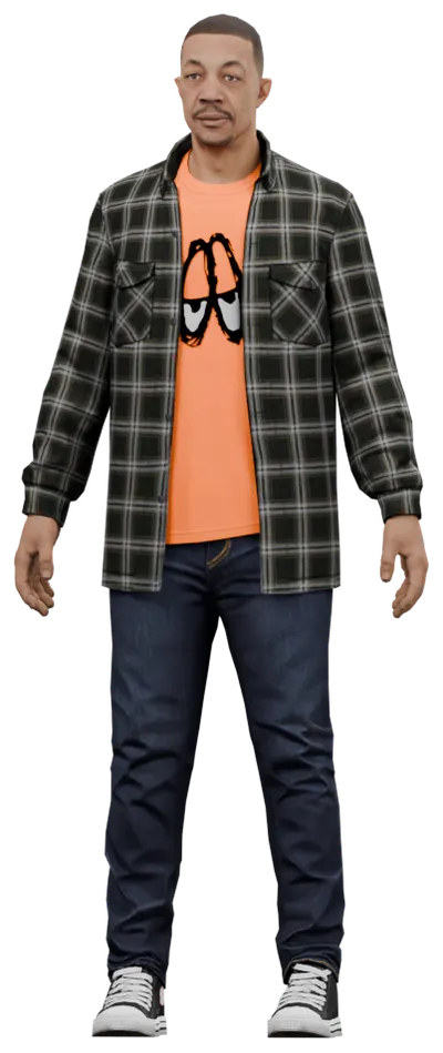 Transparent PNG of the GTA V ped ig_mjo_02