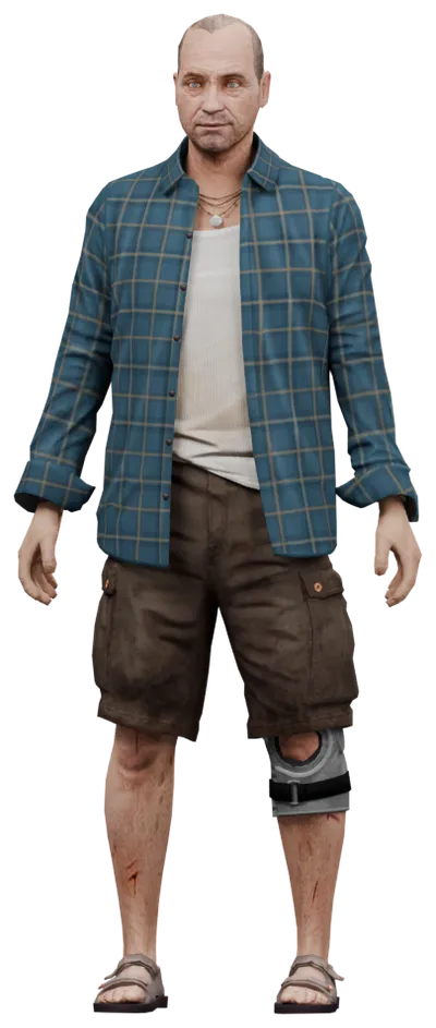 Transparent PNG of the GTA V ped ig_nervousron_02