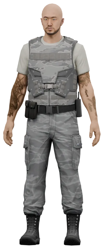 Transparent PNG of the GTA V ped ig_subcrewhead