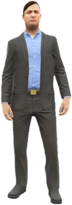 Transparent PNG of the GTA V ped ig_thornton