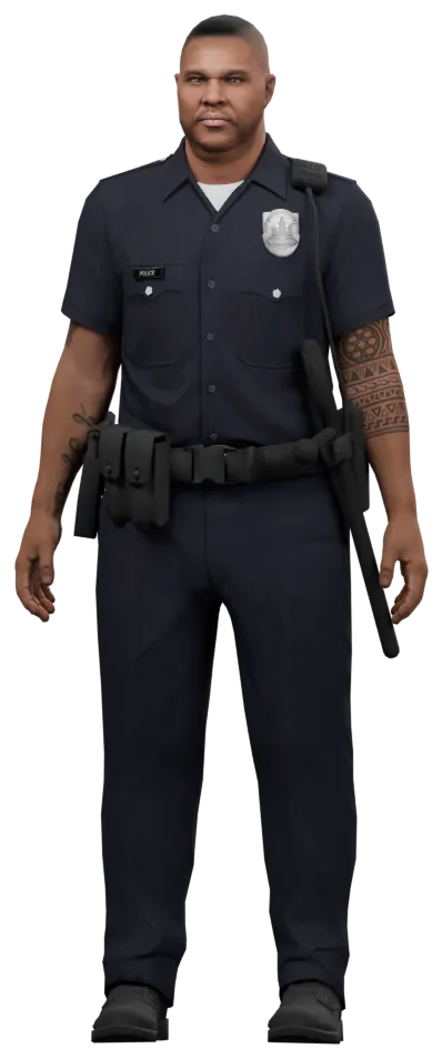Transparent PNG of the GTA V ped ig_vincent_4