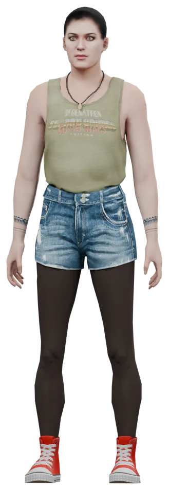 Transparent PNG of the GTA V ped ig_wendy