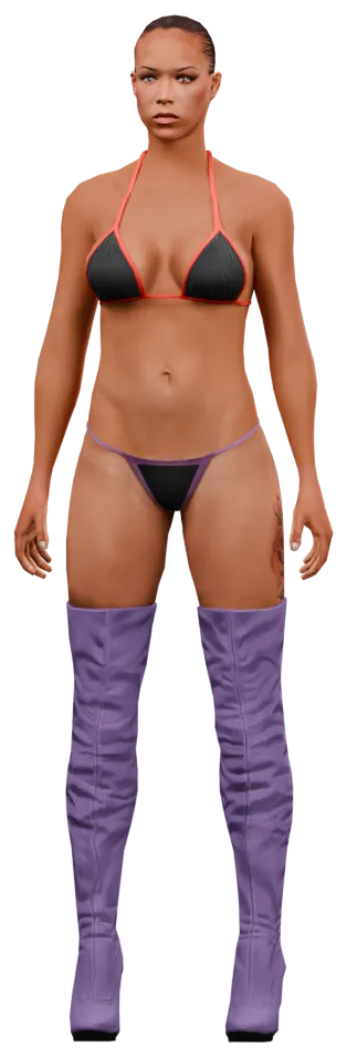 Transparent PNG of the GTA V ped mp_f_stripperlite