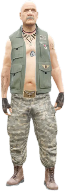 Transparent PNG of the GTA V ped mp_m_exarmy_01