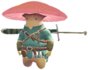 Transparent PNG of the GTA V ped nw_mushroomwarrior_glow