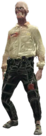 Transparent PNG of the GTA V ped nw_sheriffzombie1