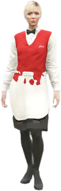Transparent PNG of the GTA V ped s_f_y_casino_01