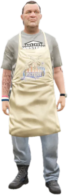 Transparent PNG of the GTA V ped s_m_m_ammucountry