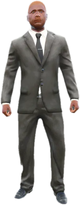 Transparent PNG of the GTA V ped s_m_m_highsec_01