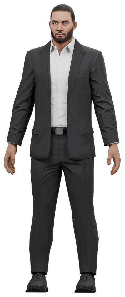 Transparent PNG of the GTA V ped s_m_m_highsec_04