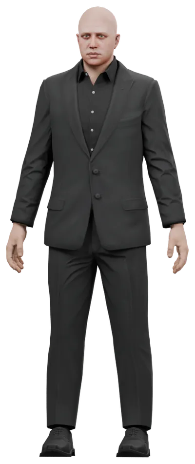 Transparent PNG of the GTA V ped s_m_m_highsec_05
