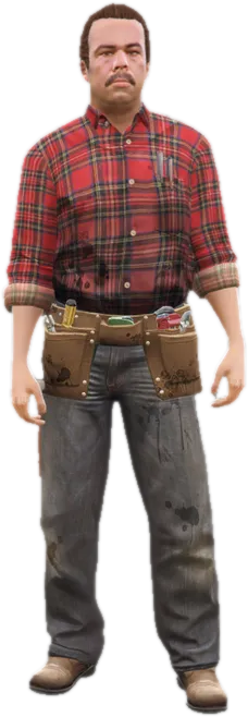 Transparent PNG of the GTA V ped s_m_m_lathandy_01