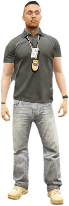 Transparent PNG of the GTA V ped s_m_y_grip_01