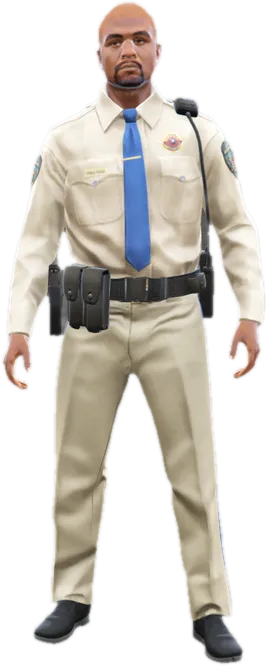 Transparent PNG of the GTA V ped s_m_y_hwaycop_01