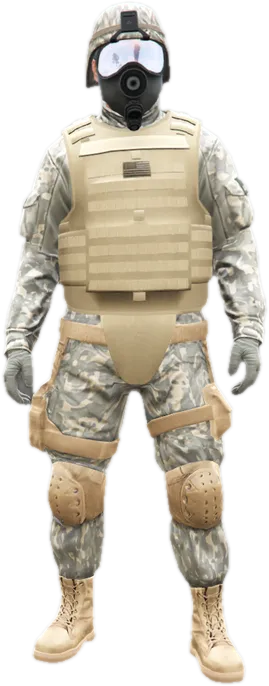 Transparent PNG of the GTA V ped s_m_y_marine_03