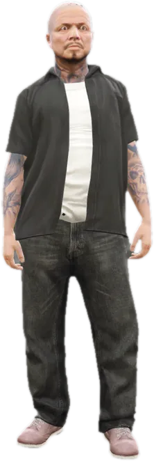 Transparent PNG of the GTA V ped s_m_y_waretech_01