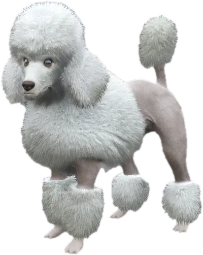 Transparent PNG of the GTA V ped sky_gta_poodle_1