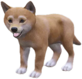 Transparent PNG of the GTA V ped sky_shiba_inu_puppy_1
