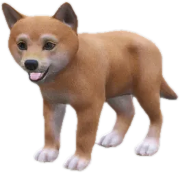 Transparent PNG of the GTA V ped sky_shiba_inu_puppy_2