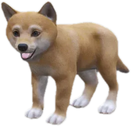 Transparent PNG of the GTA V ped sky_shiba_inu_puppy_3
