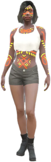 Transparent PNG of the GTA V ped u_f_y_dancerave_01