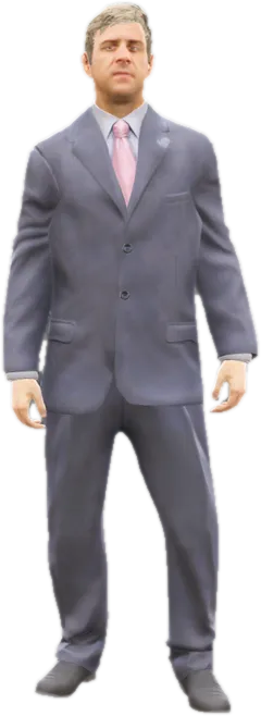 Transparent PNG of the GTA V ped u_m_m_bankman