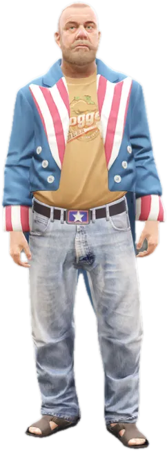 Transparent PNG of the GTA V ped u_m_m_griff_01