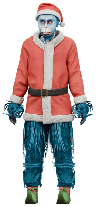 Transparent PNG of the GTA V ped u_m_m_yulemonster