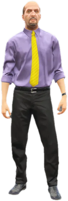 Transparent PNG of the GTA V ped u_m_o_finguru_01