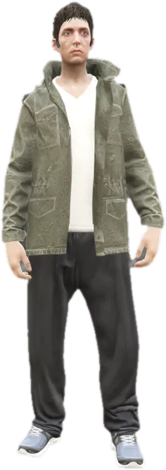Transparent PNG of the GTA V ped u_m_y_caleb