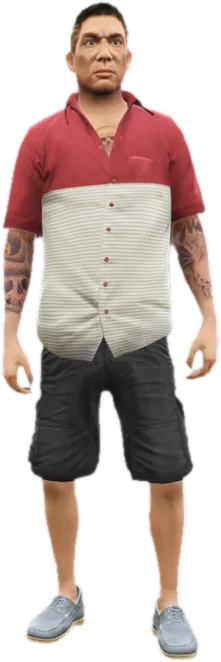 Transparent PNG of the GTA V ped u_m_y_party_01