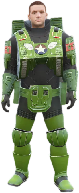 Transparent PNG of the GTA V ped u_m_y_rsranger_01
