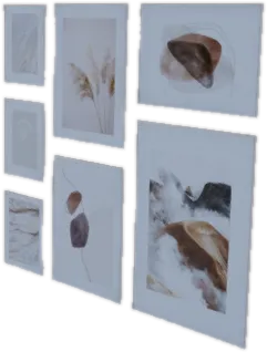 Transparent PNG of the GTA V prop ate_lounge1_deco_frame_a