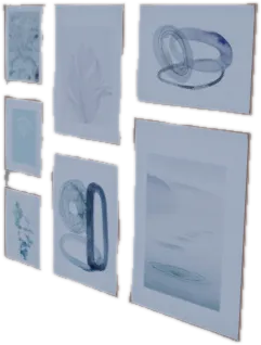 Transparent PNG of the GTA V prop ate_lounge1_deco_frame_b